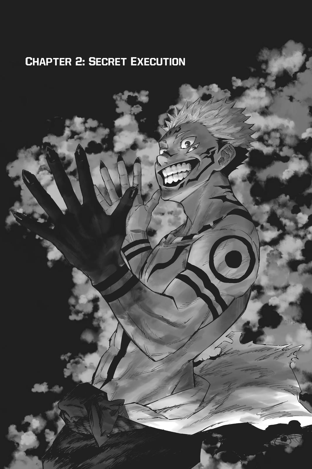 Jujutsu Kaisen Manga Chapter 2 page 1 - Secret Execution scene