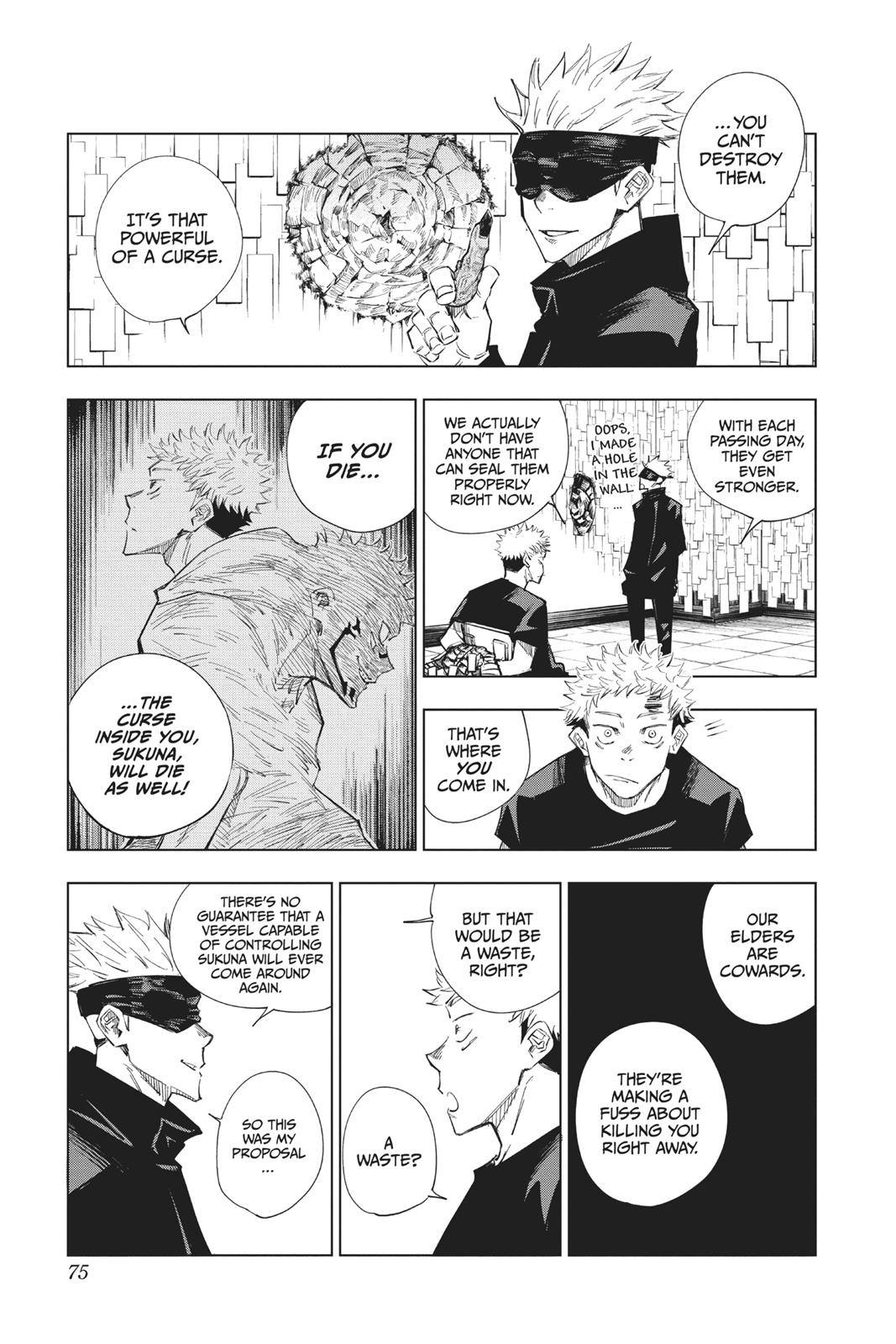 Jujutsu Kaisen Manga Chapter 2 page 15 - Secret Execution scene