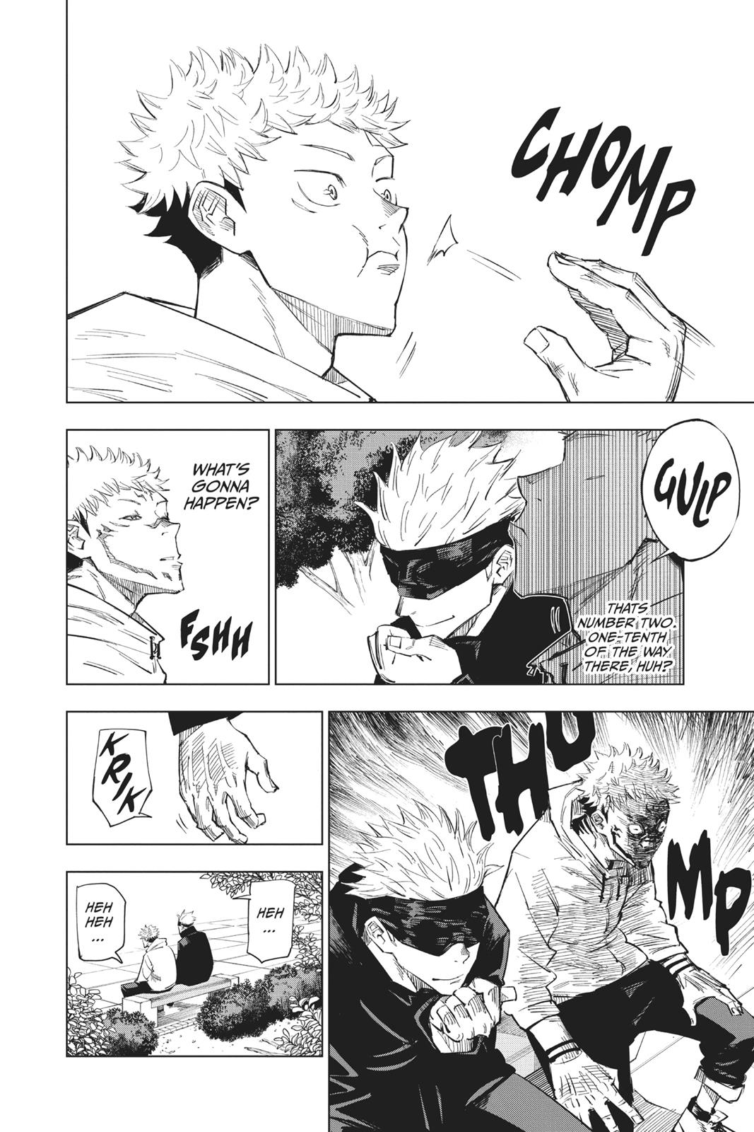 Jujutsu Kaisen Manga Chapter 2 page 22 - Secret Execution scene