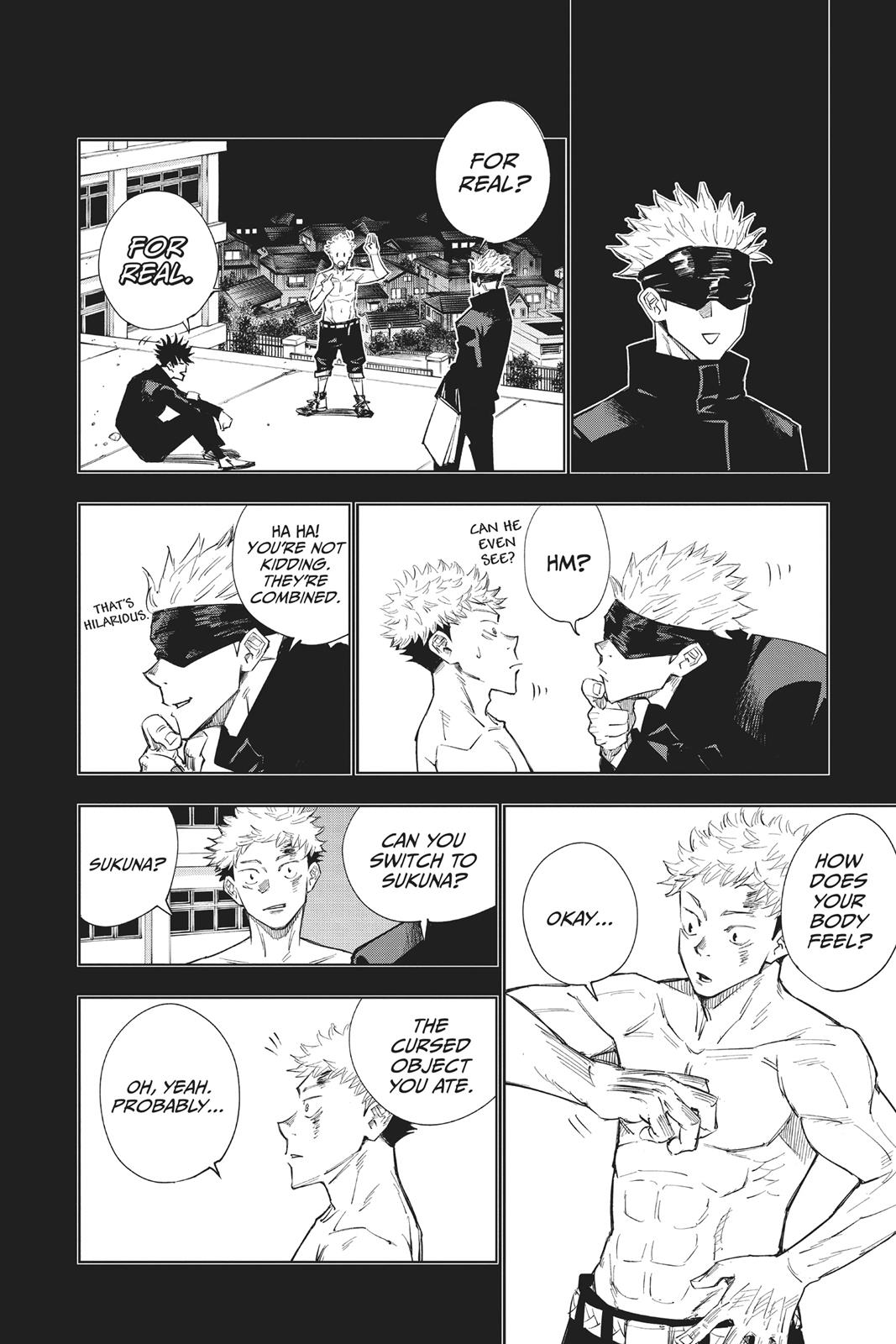 Jujutsu Kaisen Manga Chapter 2 page 6 - Secret Execution scene