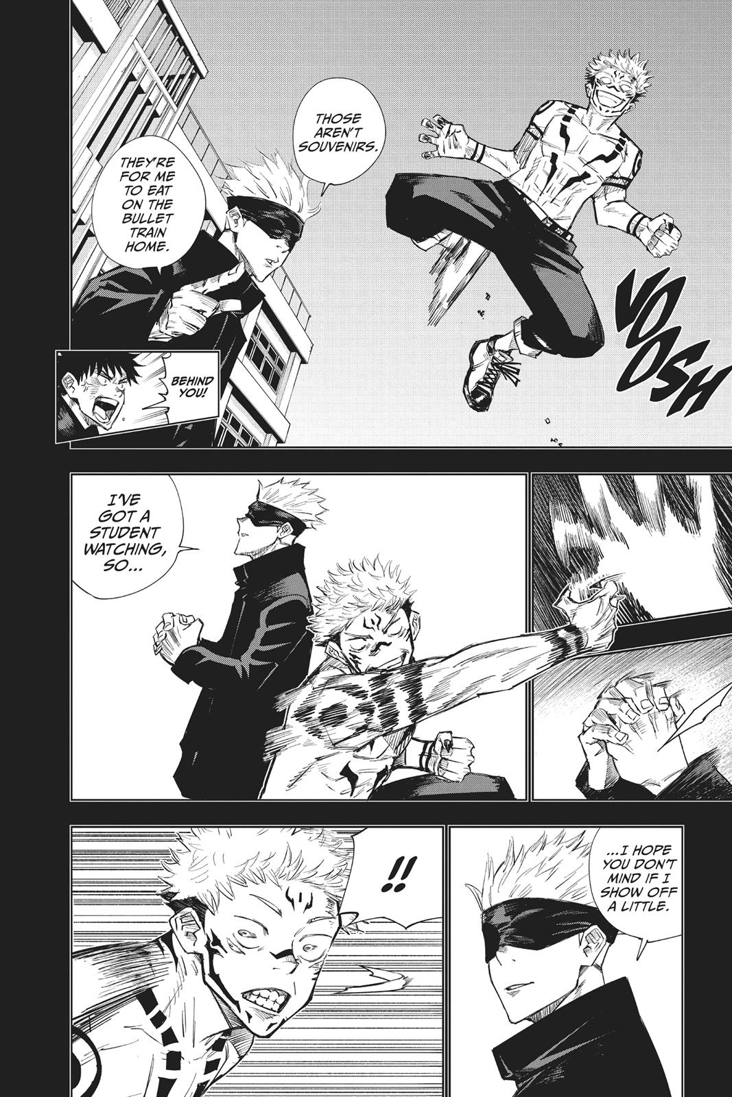 Jujutsu Kaisen Manga Chapter 2 page 8 - Secret Execution scene