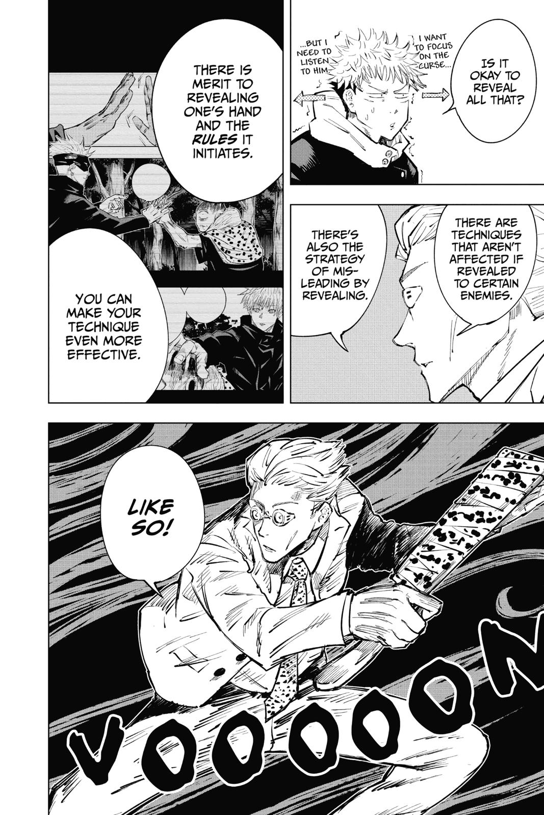 Jujutsu Kaisen Manga Chapter 20 page 2 - Young Fish and Reverse Punishment, Part 2 scene