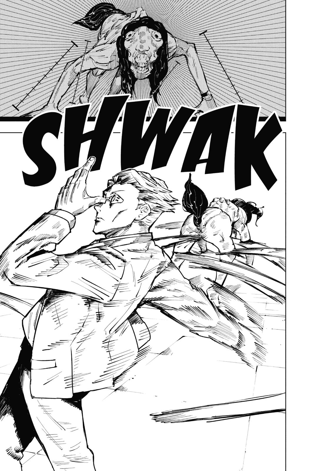 Jujutsu Kaisen Manga Chapter 20 page 3 - Young Fish and Reverse Punishment, Part 2 scene