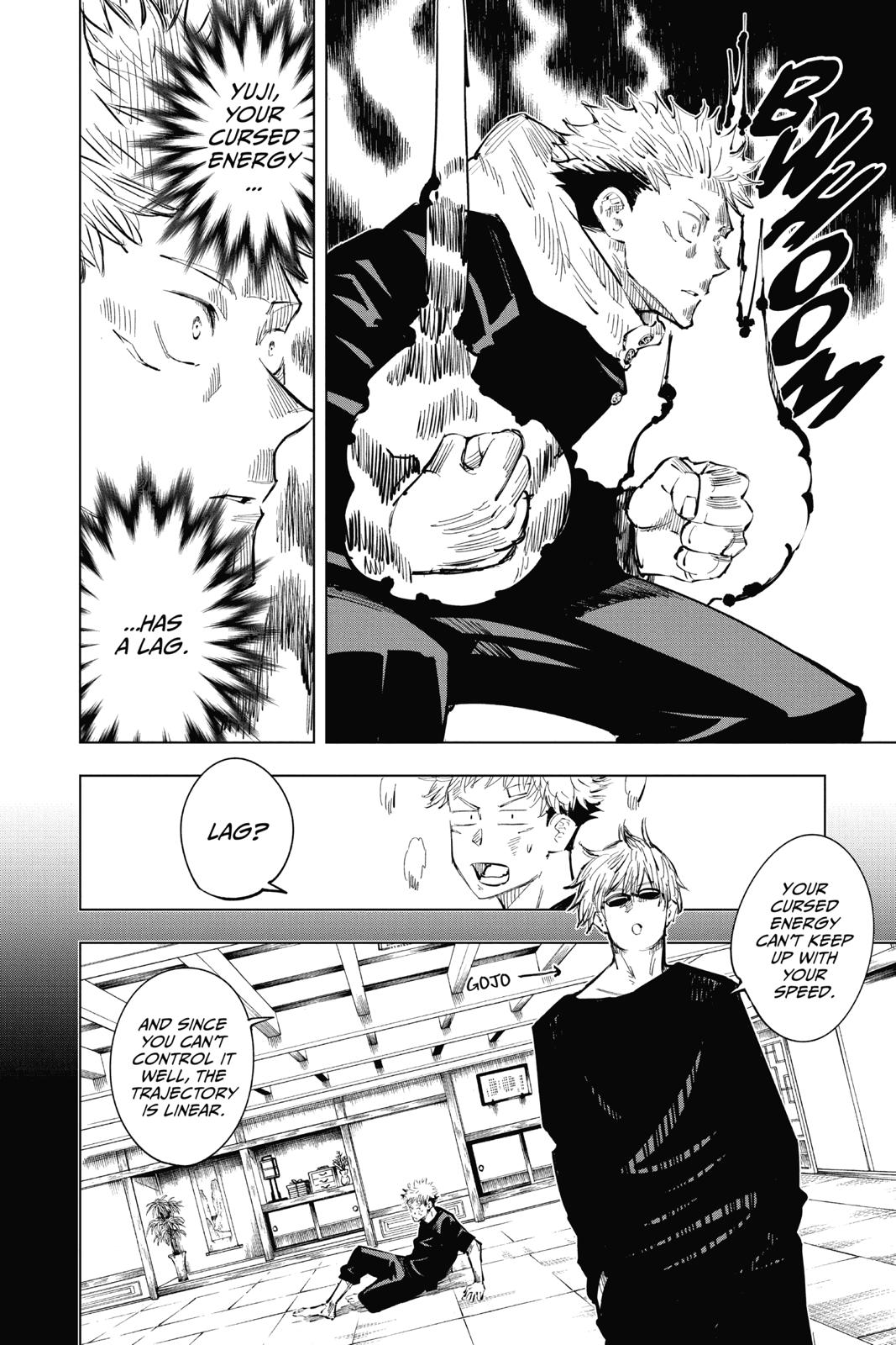 Jujutsu Kaisen Manga Chapter 20 page 6 - Young Fish and Reverse Punishment, Part 2 scene