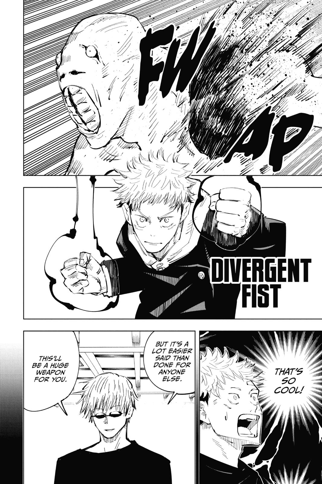 Jujutsu Kaisen Manga Chapter 20 page 8 - Young Fish and Reverse Punishment, Part 2 scene