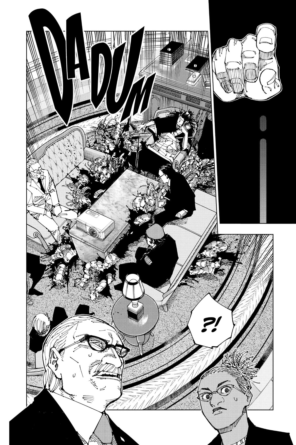 Jujutsu Kaisen Manga Chapter 200 page 18 - Direct Talks, Part 1 scene