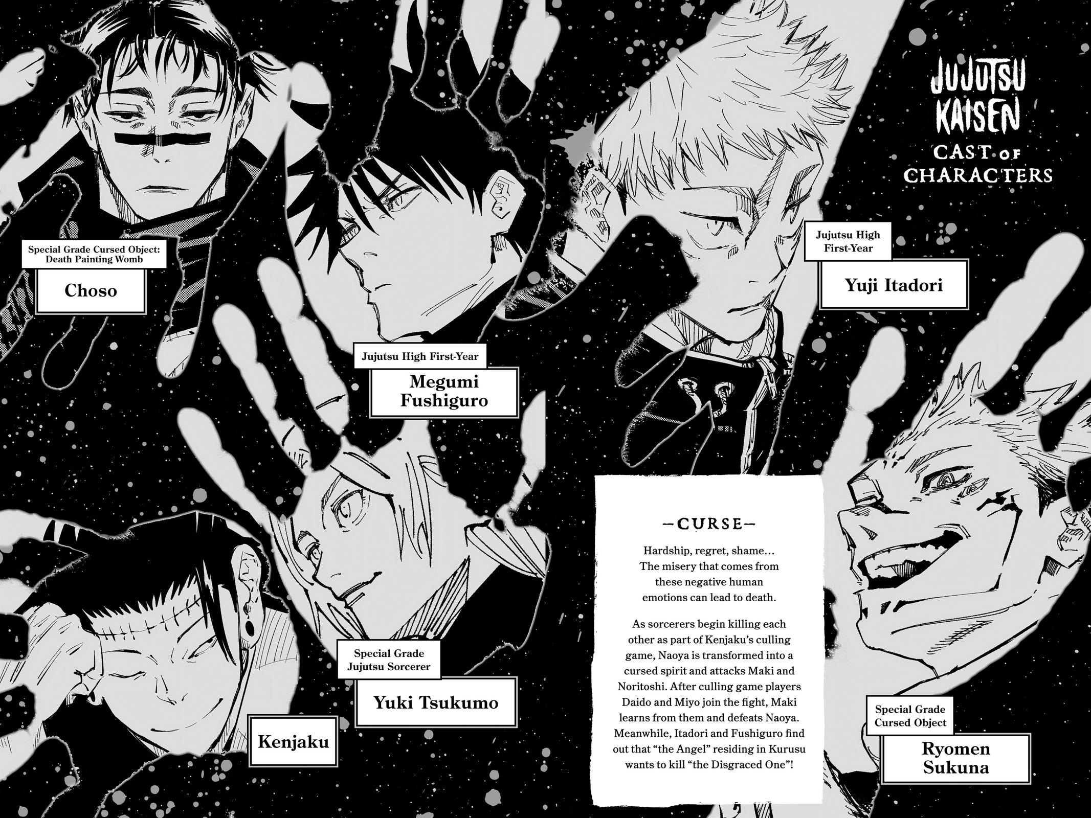Jujutsu Kaisen Manga Chapter 200 page 5 - Direct Talks, Part 1 scene