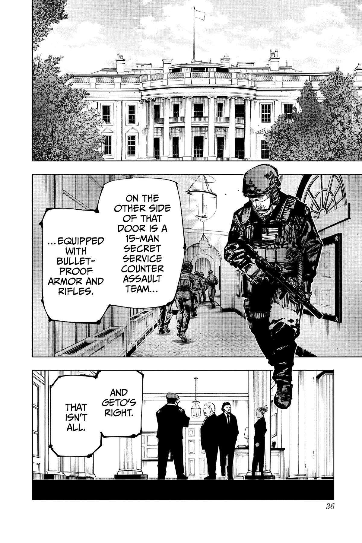 Jujutsu Kaisen Manga Chapter 201 page 10 - Direct Talks, Part 2 scene