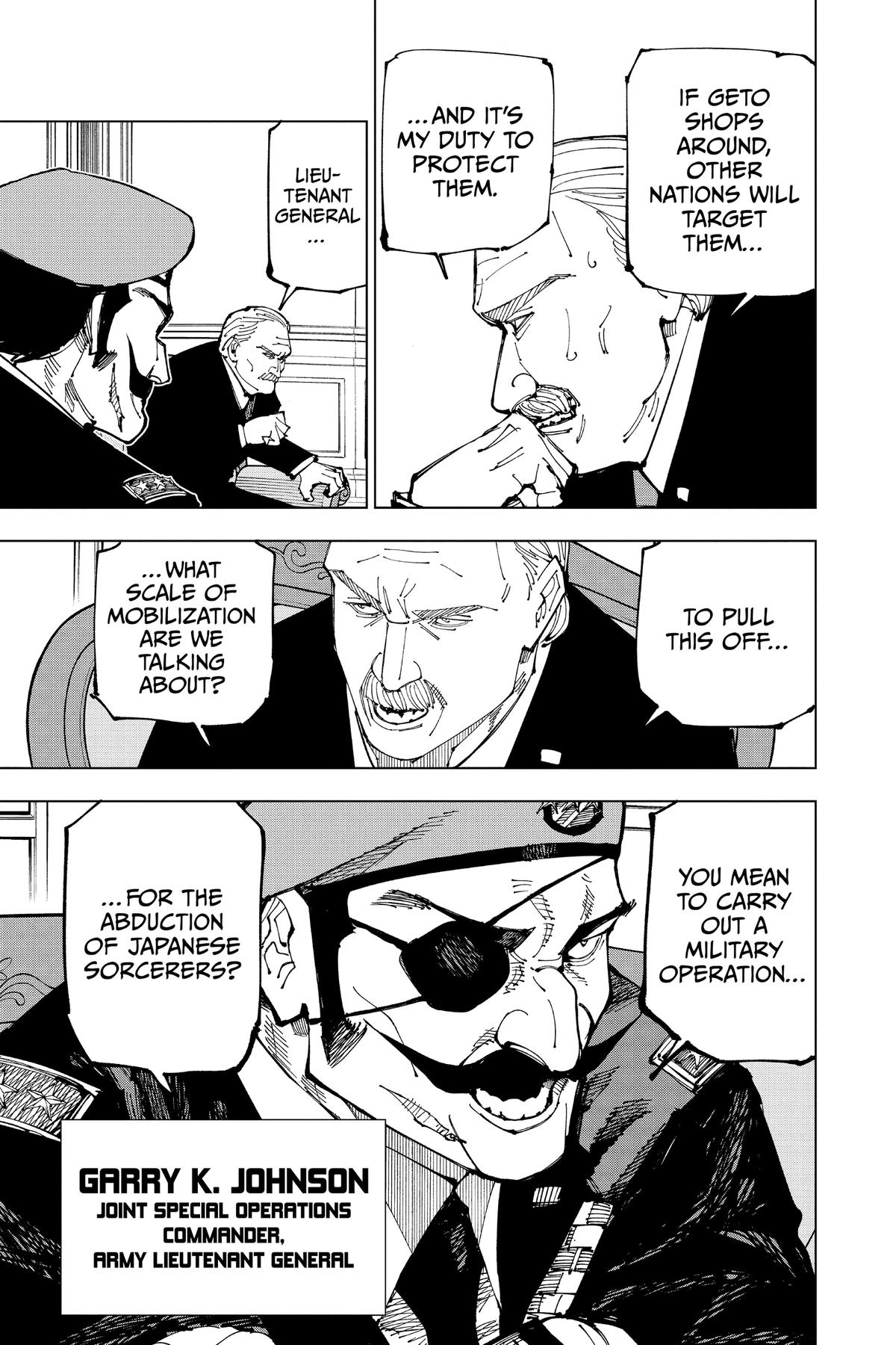 Jujutsu Kaisen Manga Chapter 201 page 5 - Direct Talks, Part 2 scene