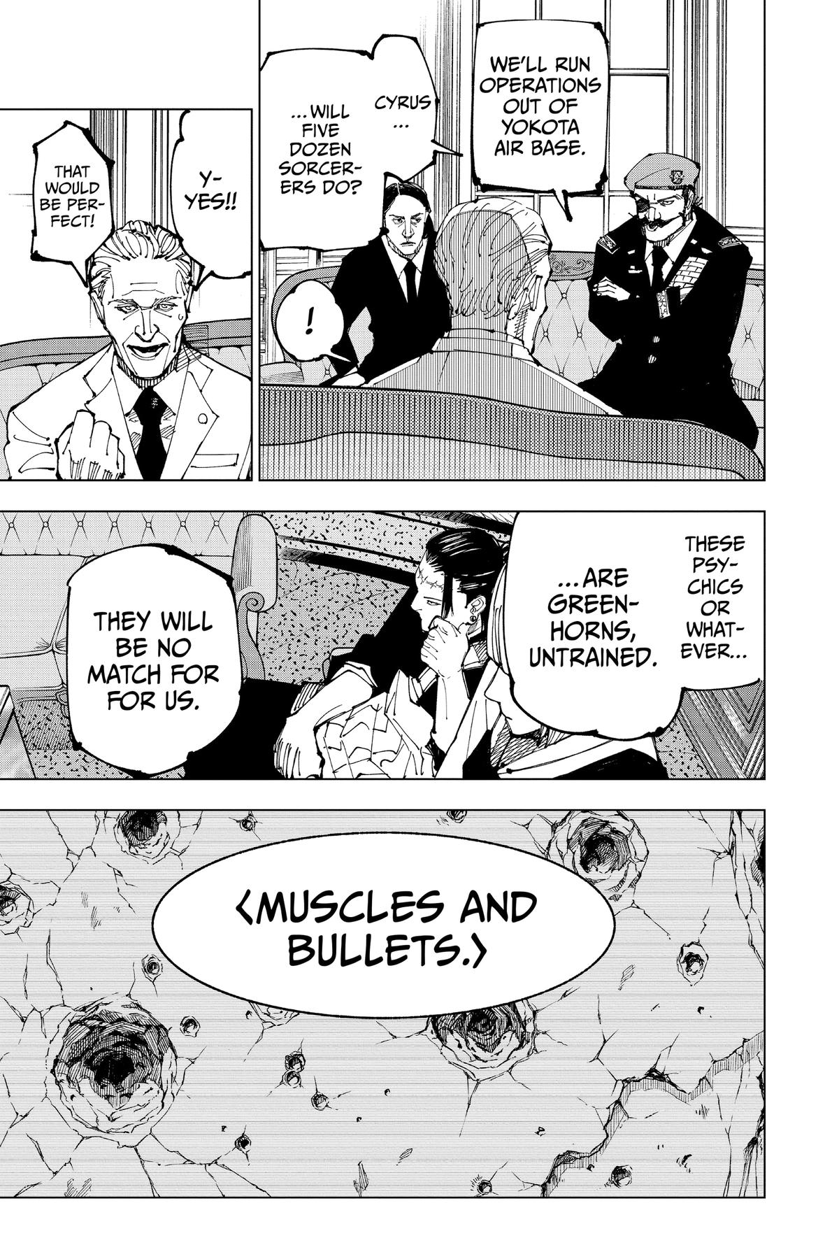 Jujutsu Kaisen Manga Chapter 201 page 7 - Direct Talks, Part 2 scene