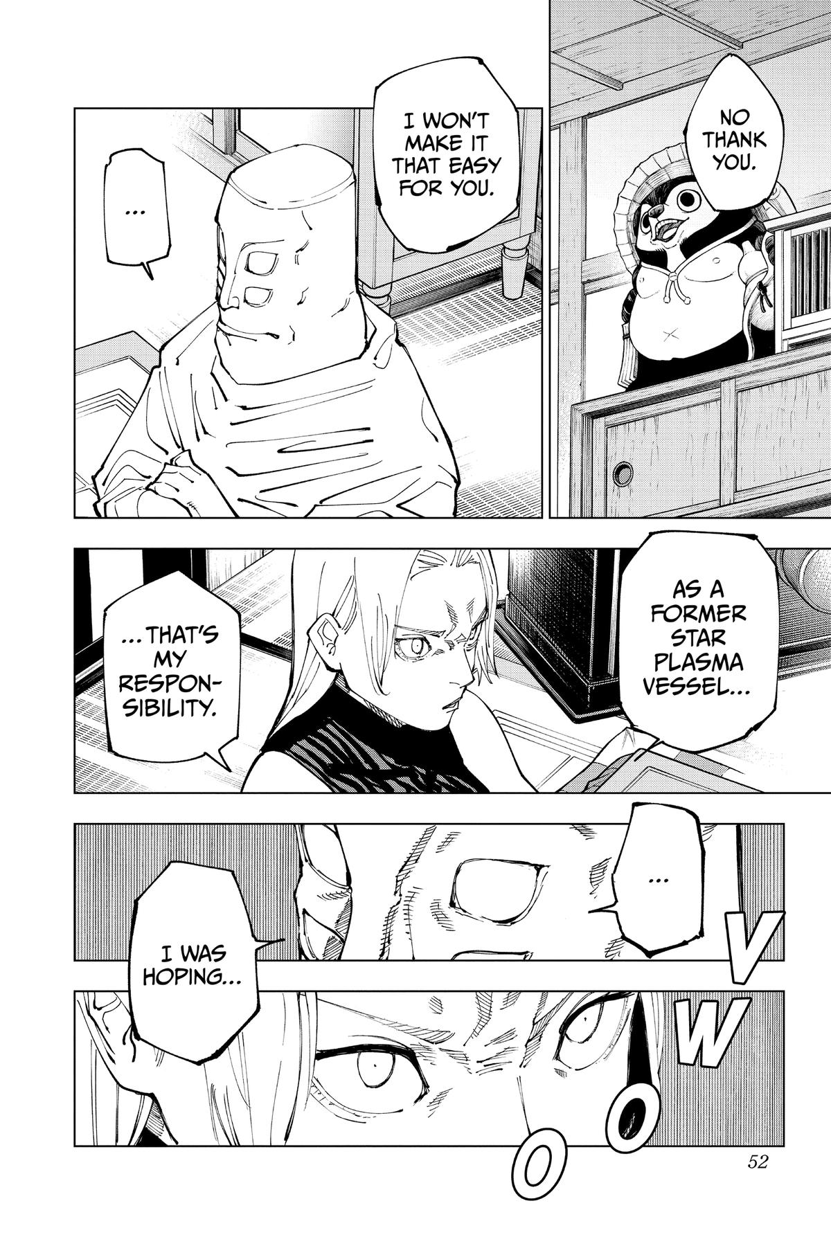 Jujutsu Kaisen Manga Chapter 202 page 6 - Blood and Oil scene