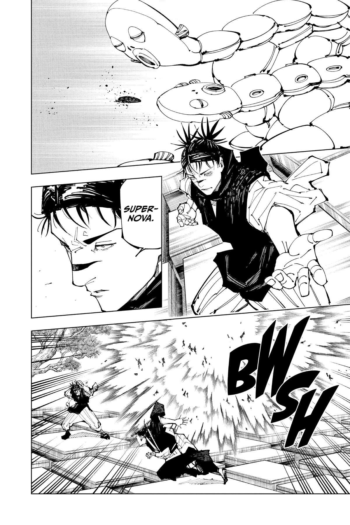 Jujutsu Kaisen Manga Chapter 203 page 5 - Blood and Oil, Part 2 scene