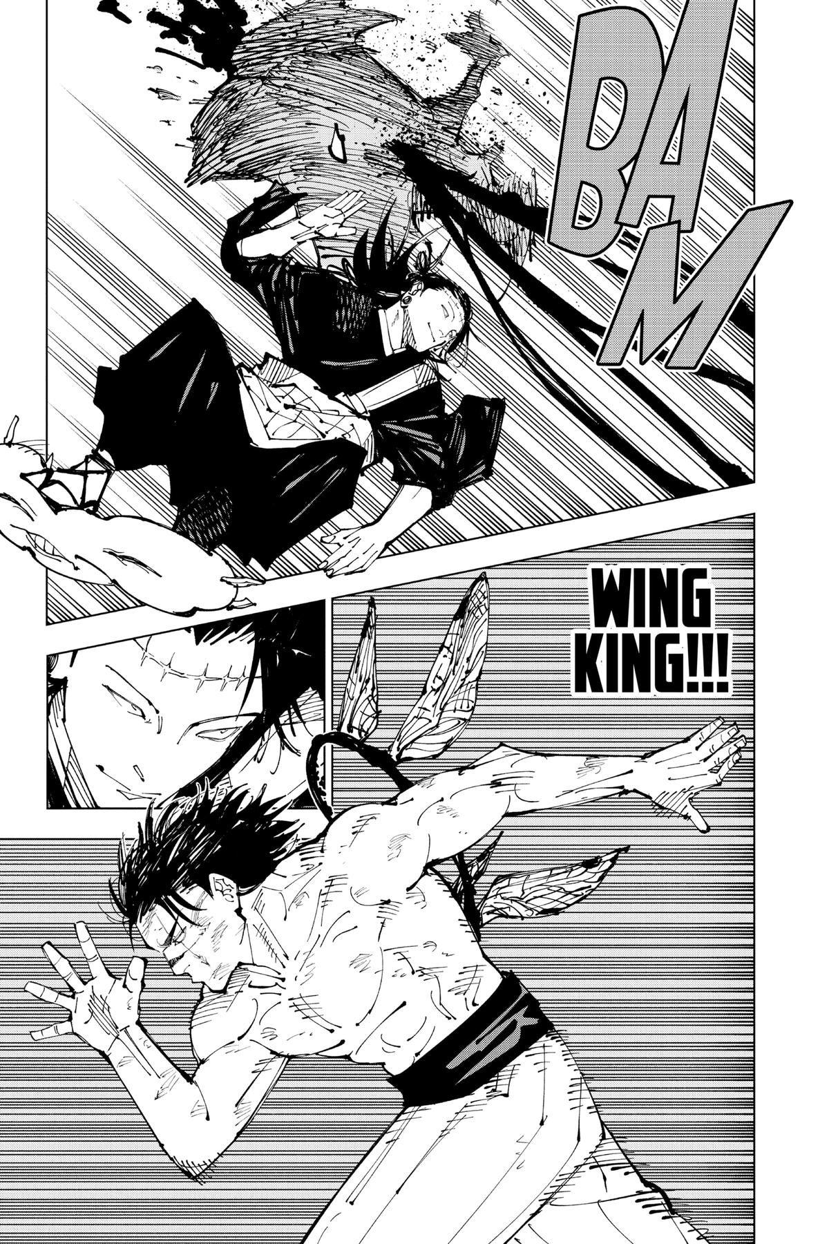 Jujutsu Kaisen Manga Chapter 204 page 7 - Blood and Oil, Part 3 scene