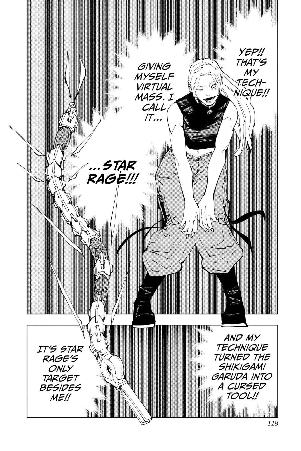 Jujutsu Kaisen Manga Chapter 205 page 10 - Stars and Oil scene