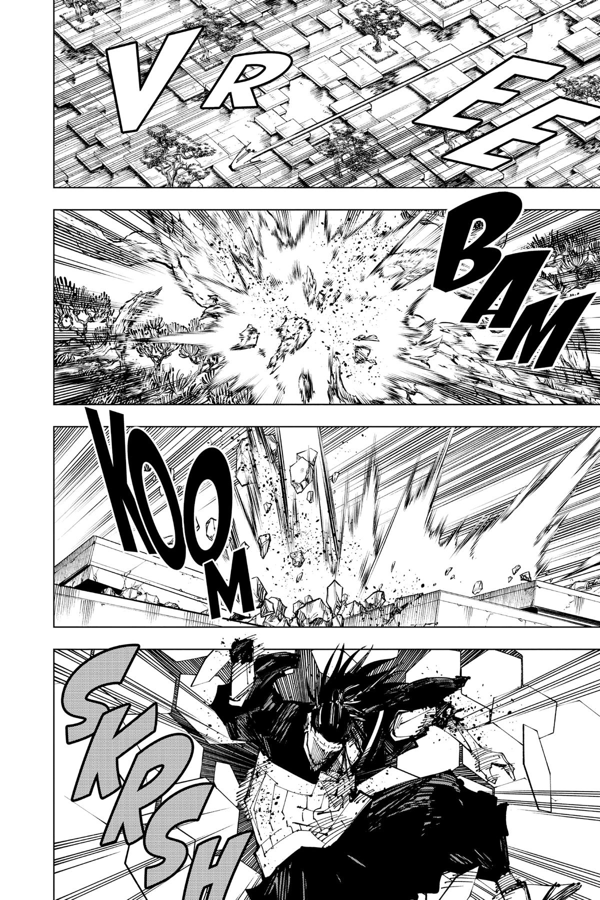 Jujutsu Kaisen Manga Chapter 205 page 8 - Stars and Oil scene