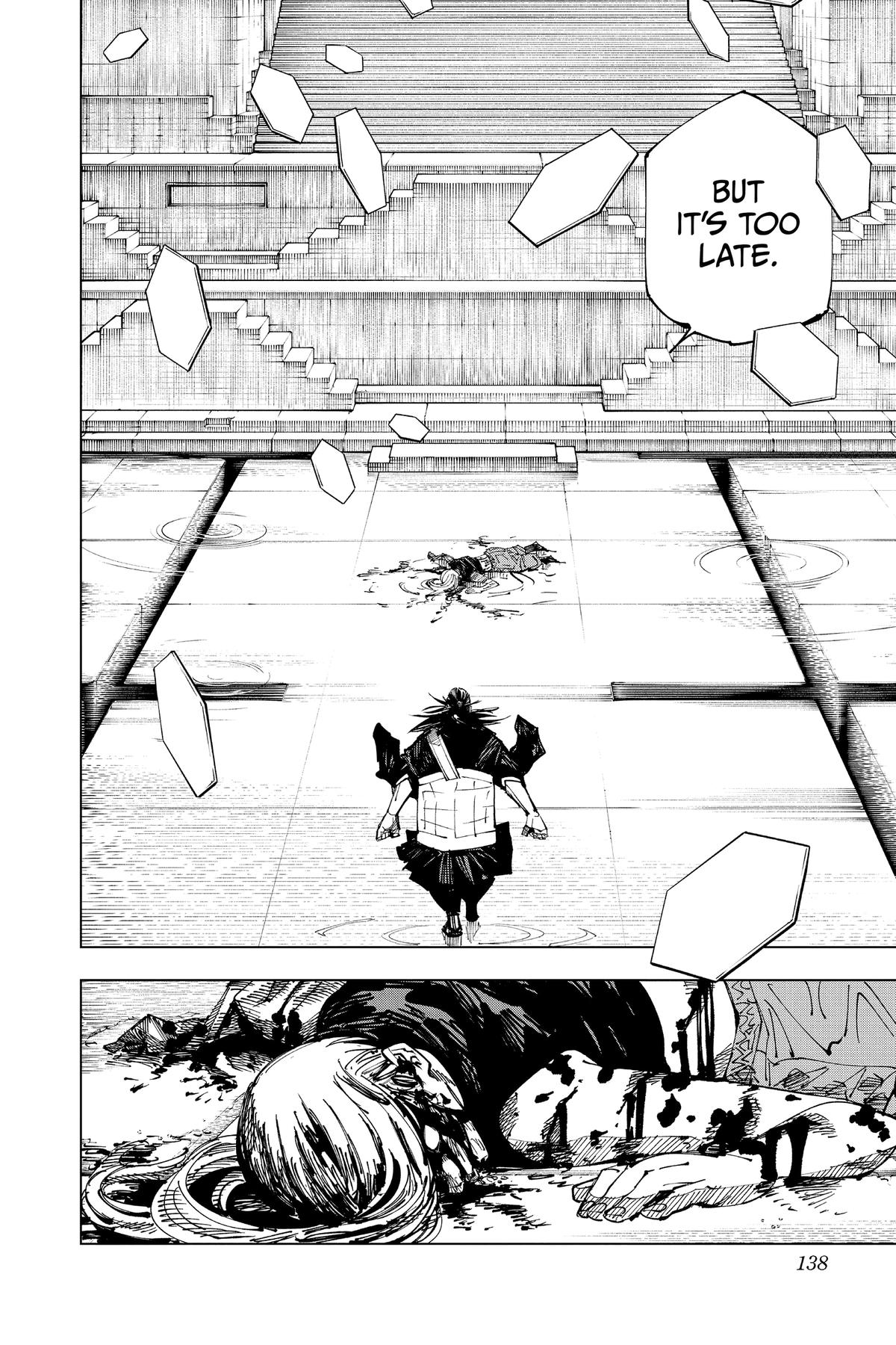 Jujutsu Kaisen Manga Chapter 206 page 12 - Stars and Oil, Part 2 scene