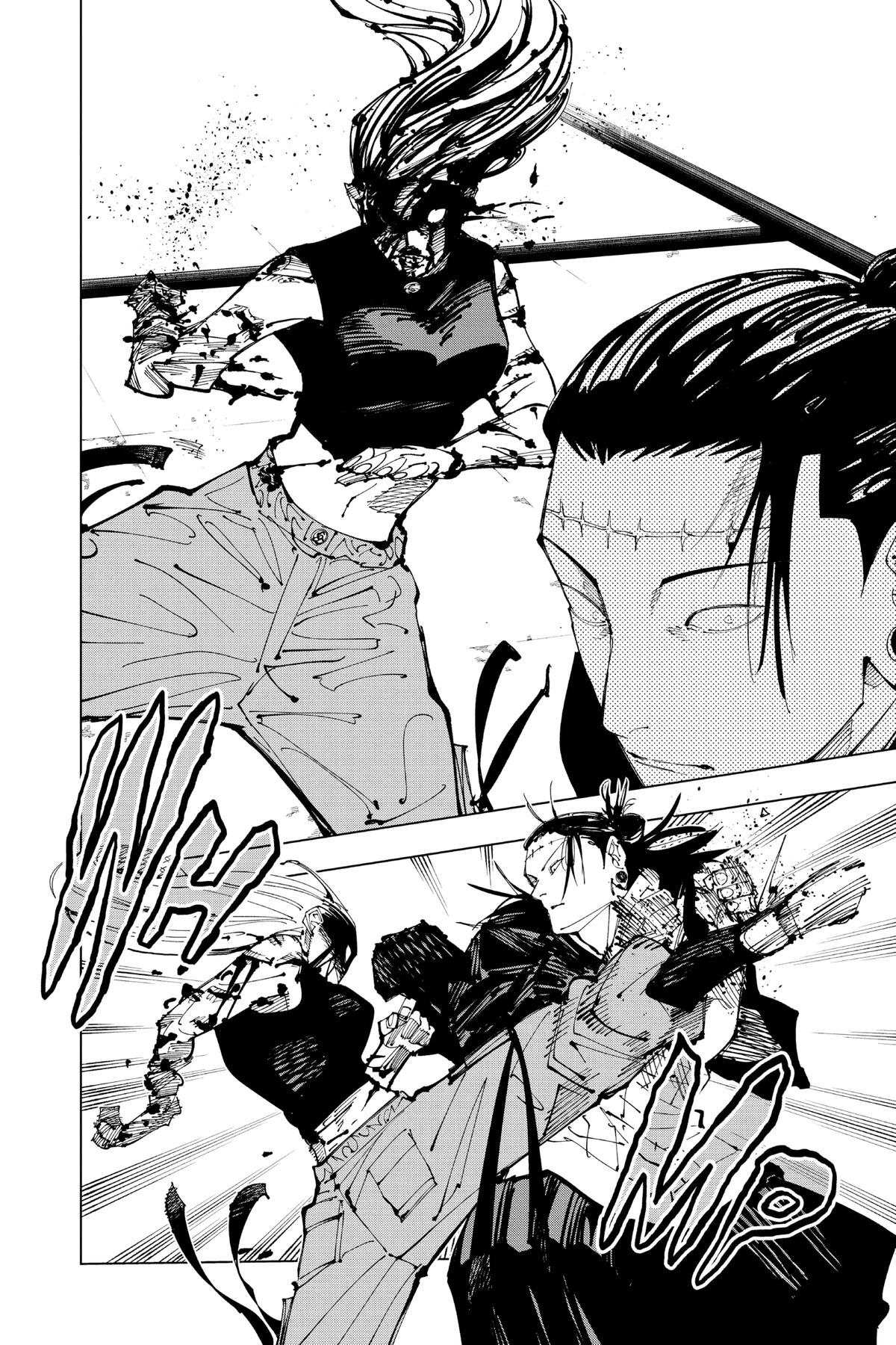 Jujutsu Kaisen Manga Chapter 206 page 16 - Stars and Oil, Part 2 scene