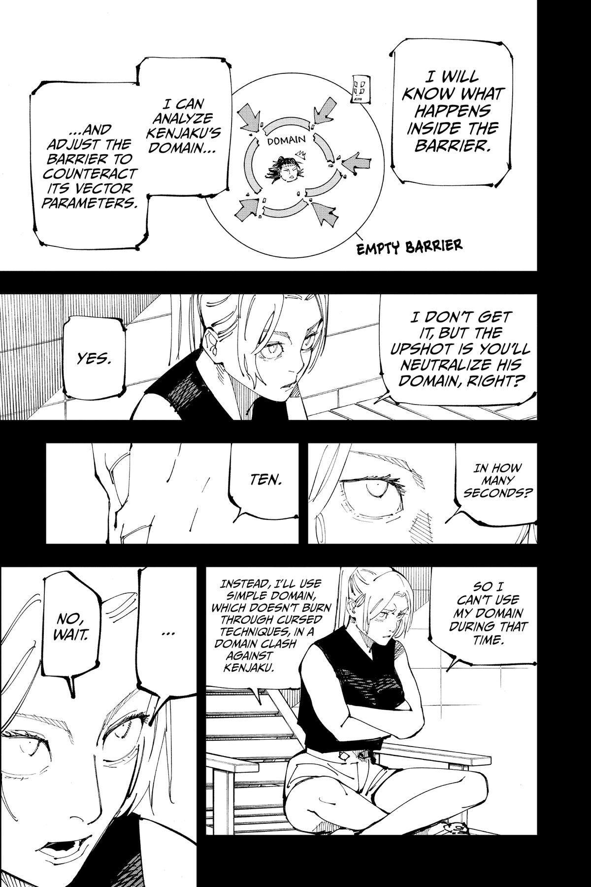 Jujutsu Kaisen Manga Chapter 206 page 3 - Stars and Oil, Part 2 scene