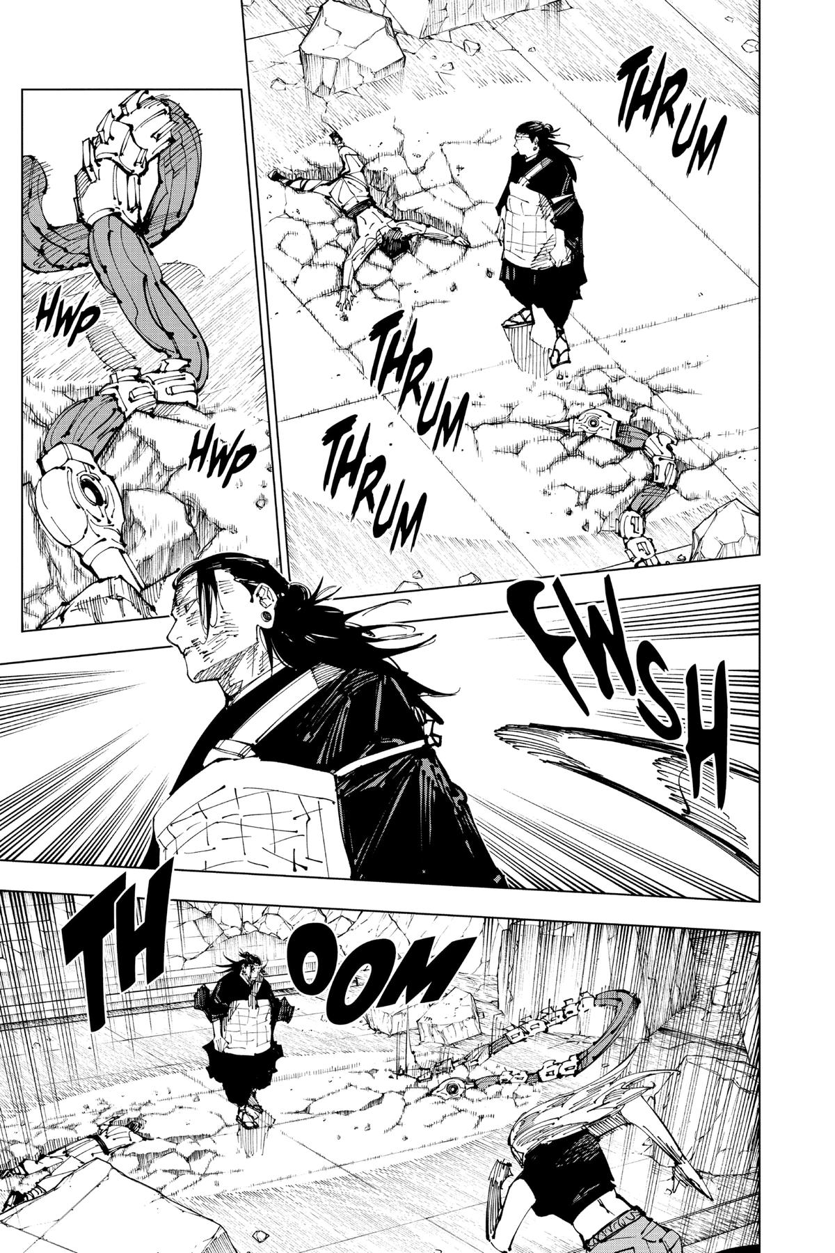 Jujutsu Kaisen Manga Chapter 207 page 13 - Stars and Oil, Part 3 scene