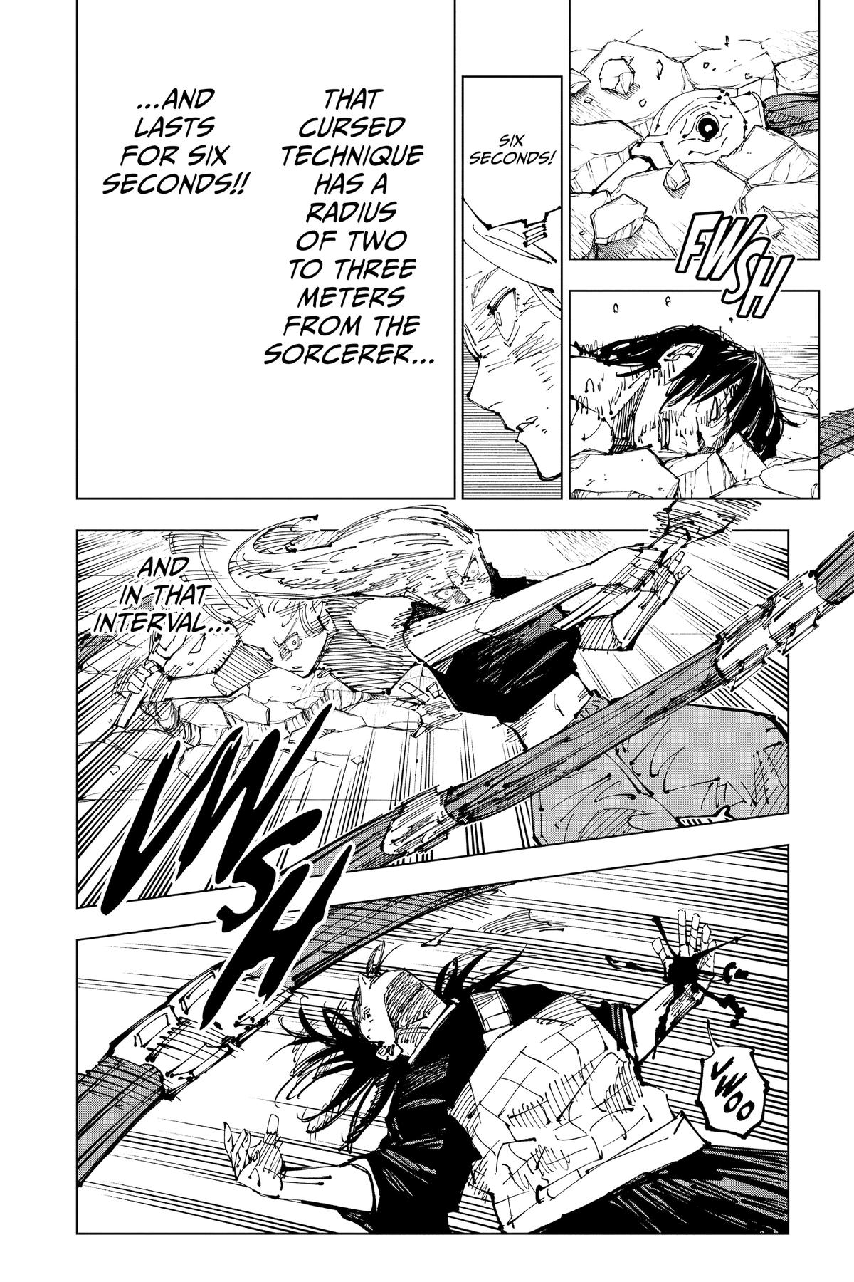 Jujutsu Kaisen Manga Chapter 207 page 14 - Stars and Oil, Part 3 scene