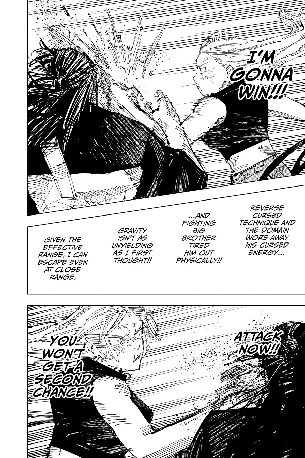 Jujutsu Kaisen Manga Chapter 207 page 16 - Stars and Oil, Part 3 scene