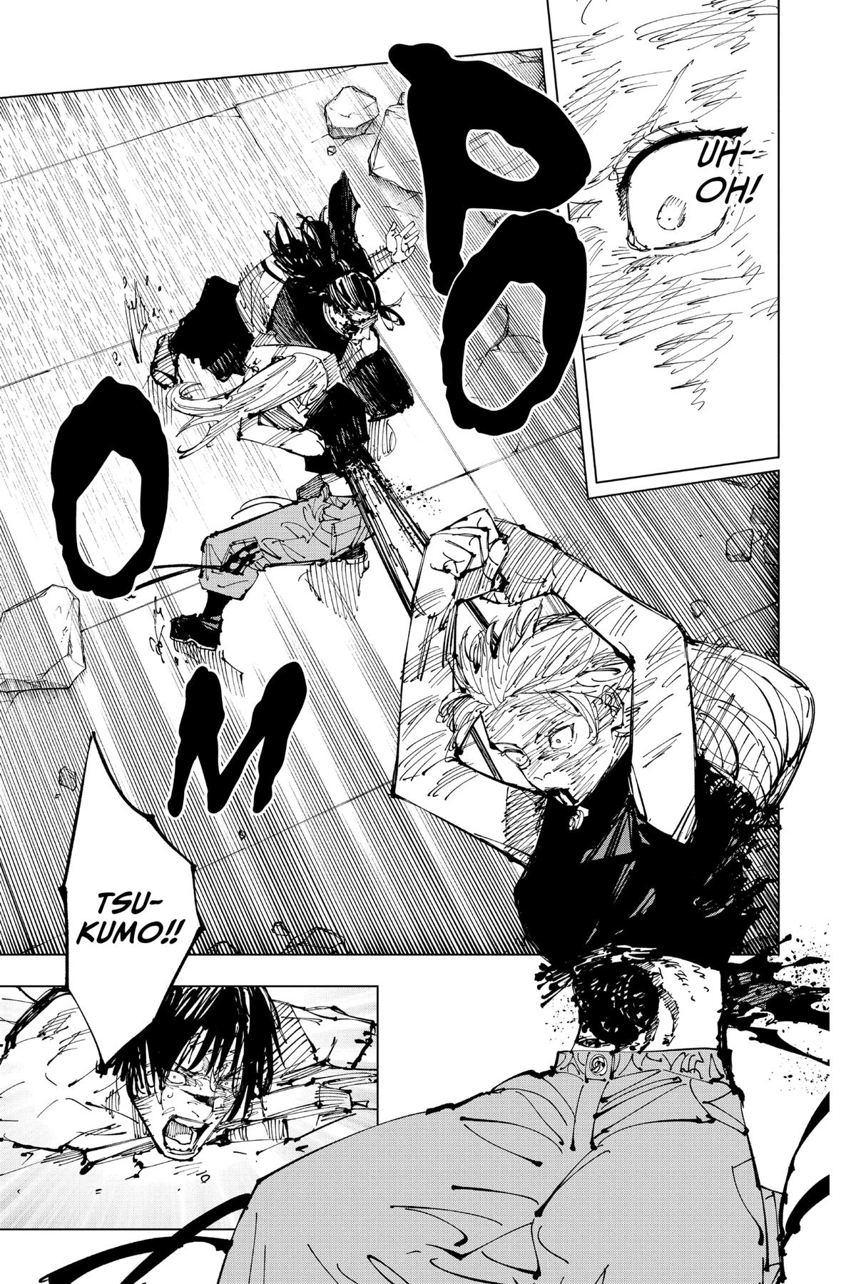 Jujutsu Kaisen Manga Chapter 207 page 19 - Stars and Oil, Part 3 scene