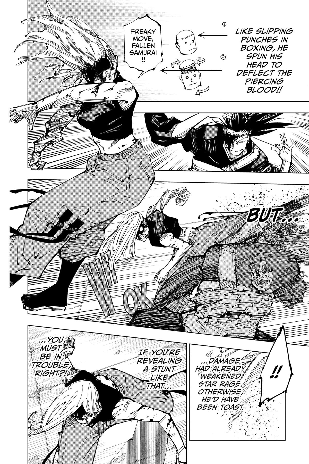 Jujutsu Kaisen Manga Chapter 207 page 6 - Stars and Oil, Part 3 scene