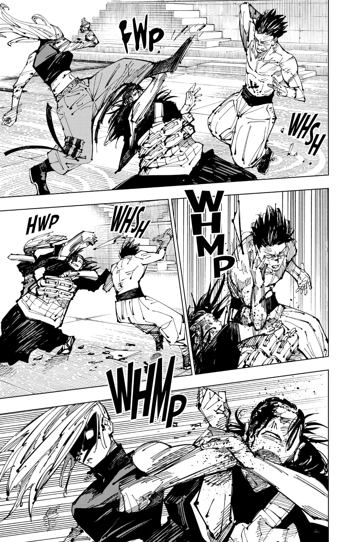 Jujutsu Kaisen Manga Chapter 207 page 7 - Stars and Oil, Part 3 scene