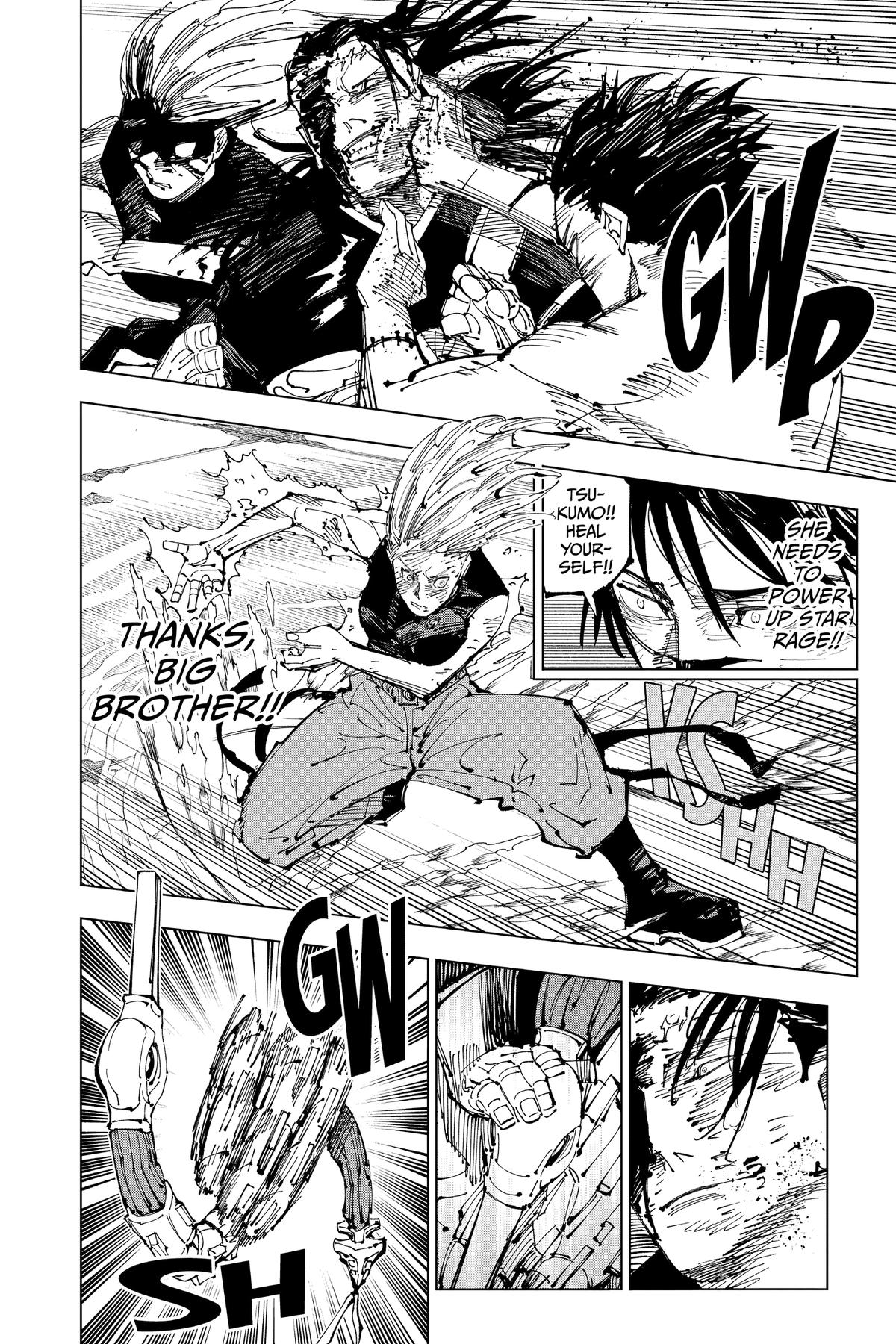 Jujutsu Kaisen Manga Chapter 207 page 8 - Stars and Oil, Part 3 scene