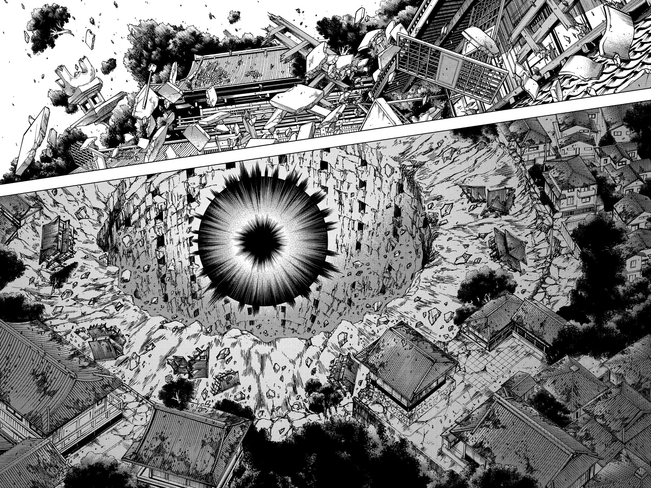 Jujutsu Kaisen Manga Chapter 208 page 14 - Stars and Oil, Part 4 scene