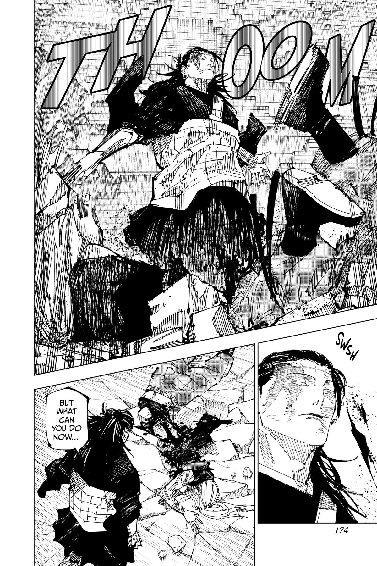 Jujutsu Kaisen Manga Chapter 208 page 8 - Stars and Oil, Part 4 scene