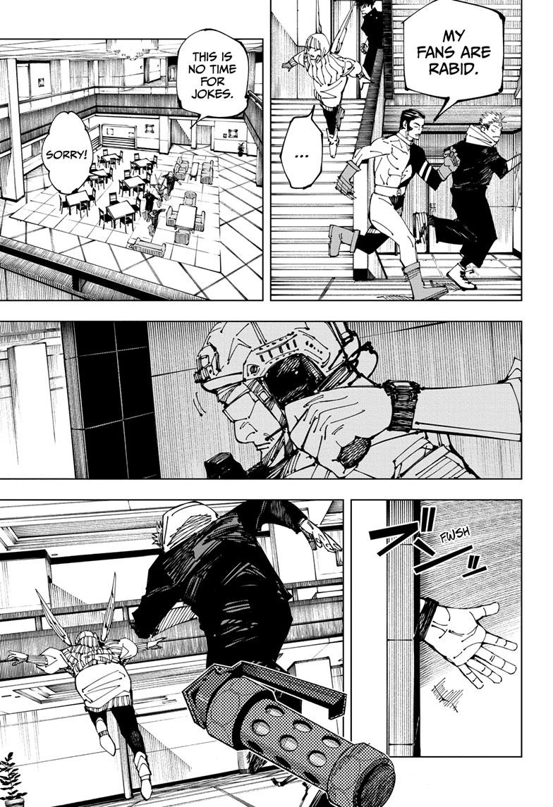 Jujutsu Kaisen Manga Chapter 209 page 18 - Offering to the Unknown scene