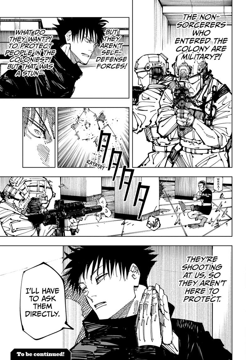 Jujutsu Kaisen Manga Chapter 209 page 20 - Offering to the Unknown scene