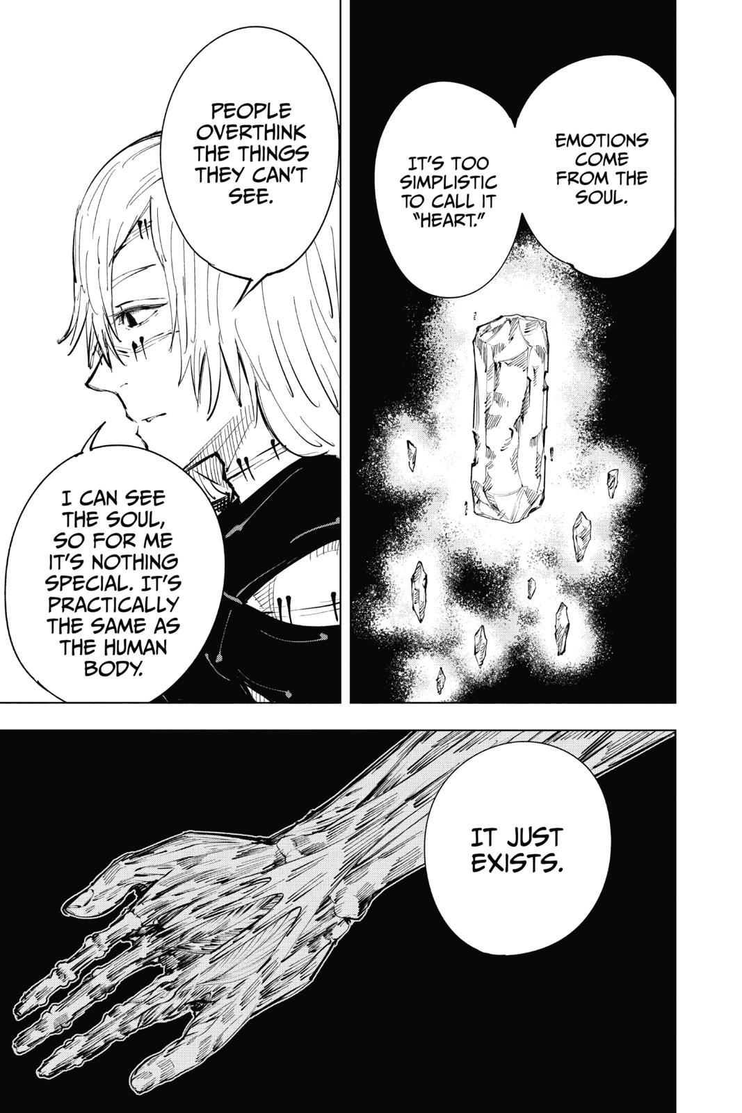 Jujutsu Kaisen Manga Chapter 21 page 7 - Young Fish and Reverse Punishment, Part 3 scene