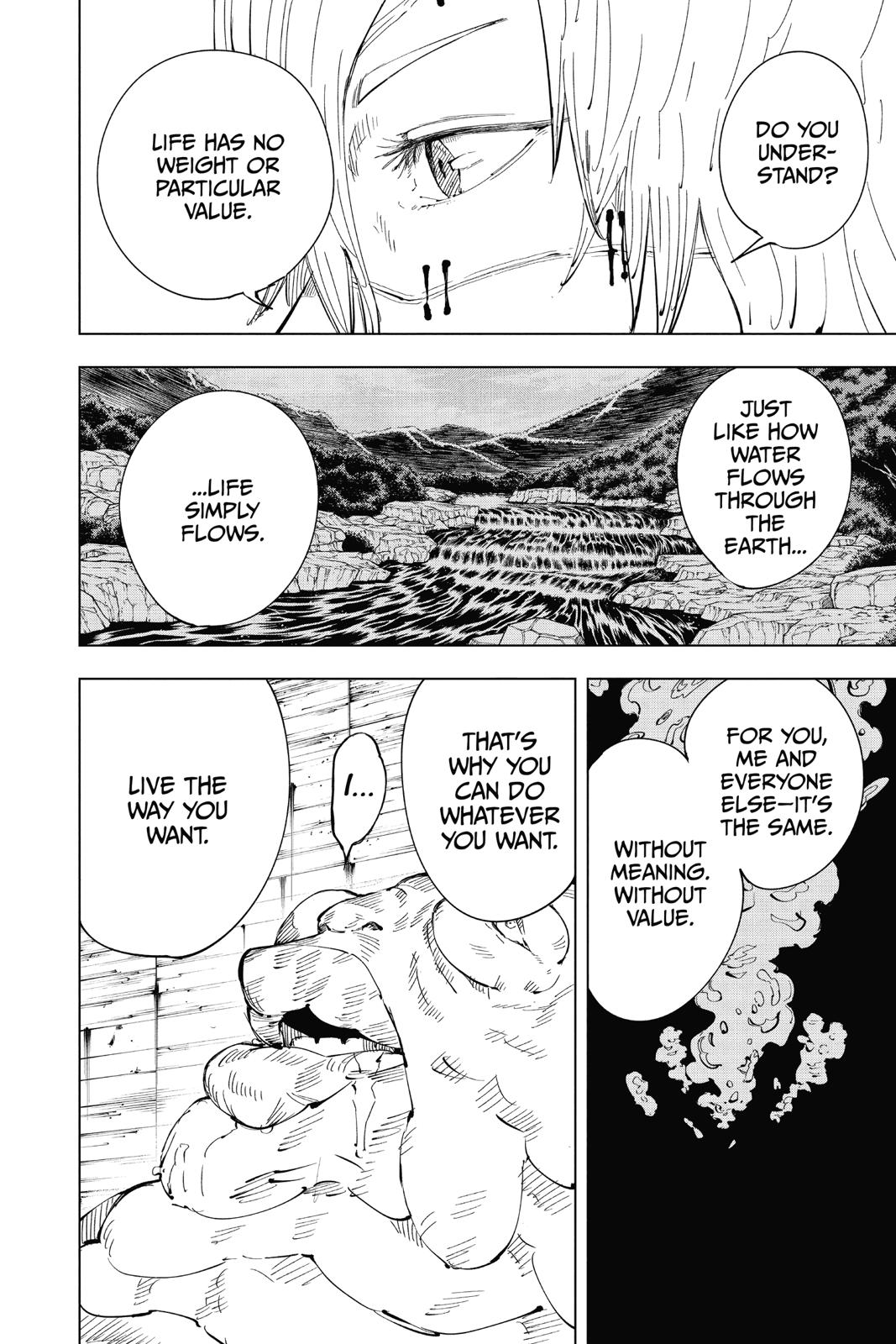 Jujutsu Kaisen Manga Chapter 21 page 8 - Young Fish and Reverse Punishment, Part 3 scene