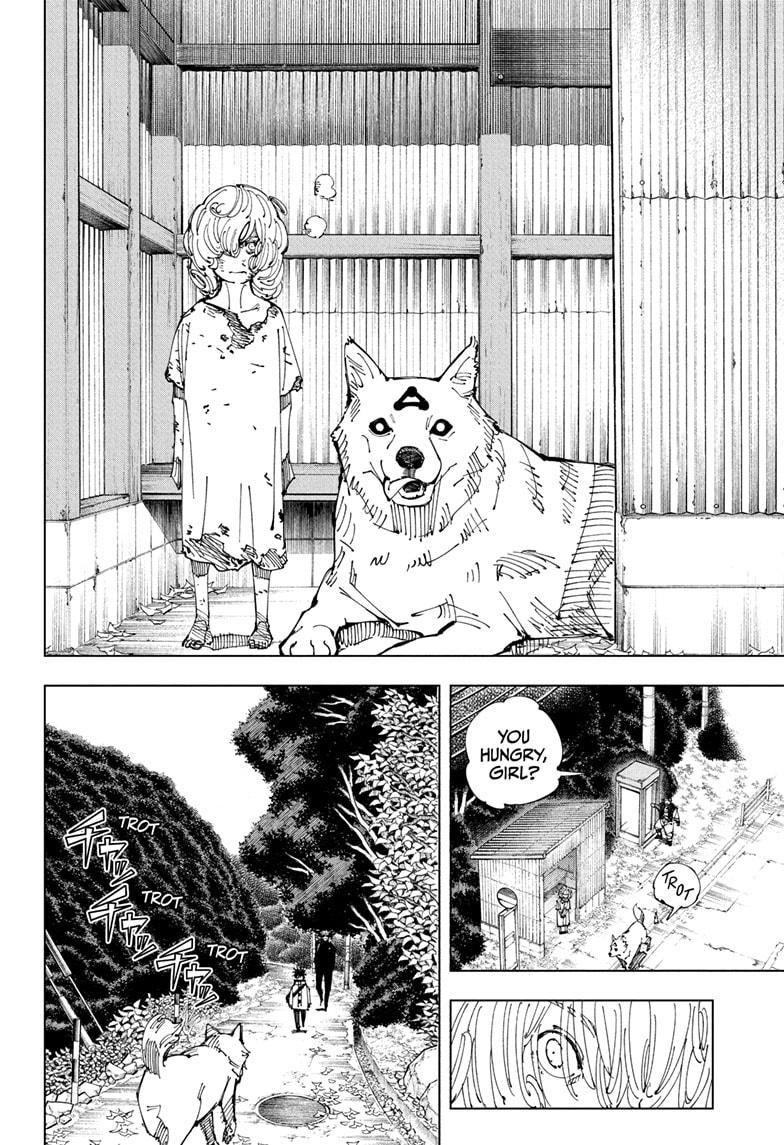 Jujutsu Kaisen Manga Chapter 210 page 14 - Offering to the Unknown, Part 2 scene