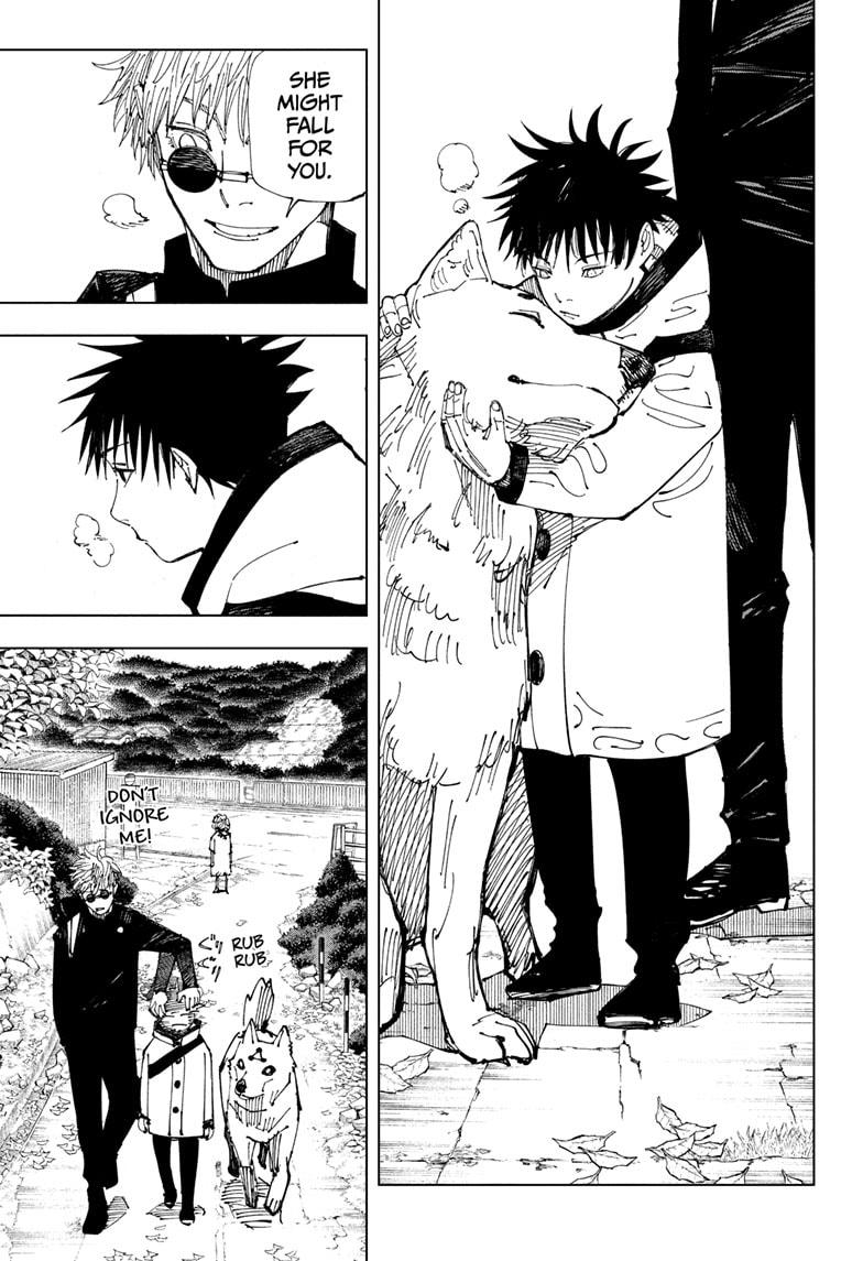 Jujutsu Kaisen Manga Chapter 210 page 15 - Offering to the Unknown, Part 2 scene