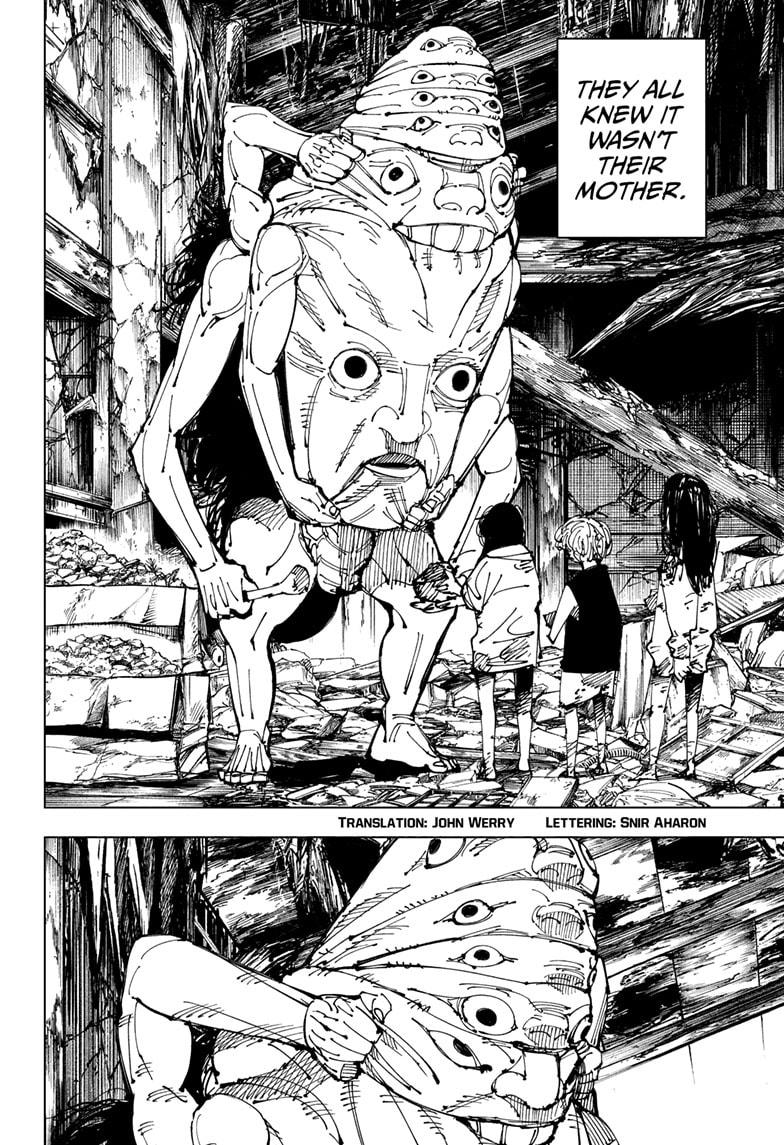 Jujutsu Kaisen Manga Chapter 210 page 2 - Offering to the Unknown, Part 2 scene