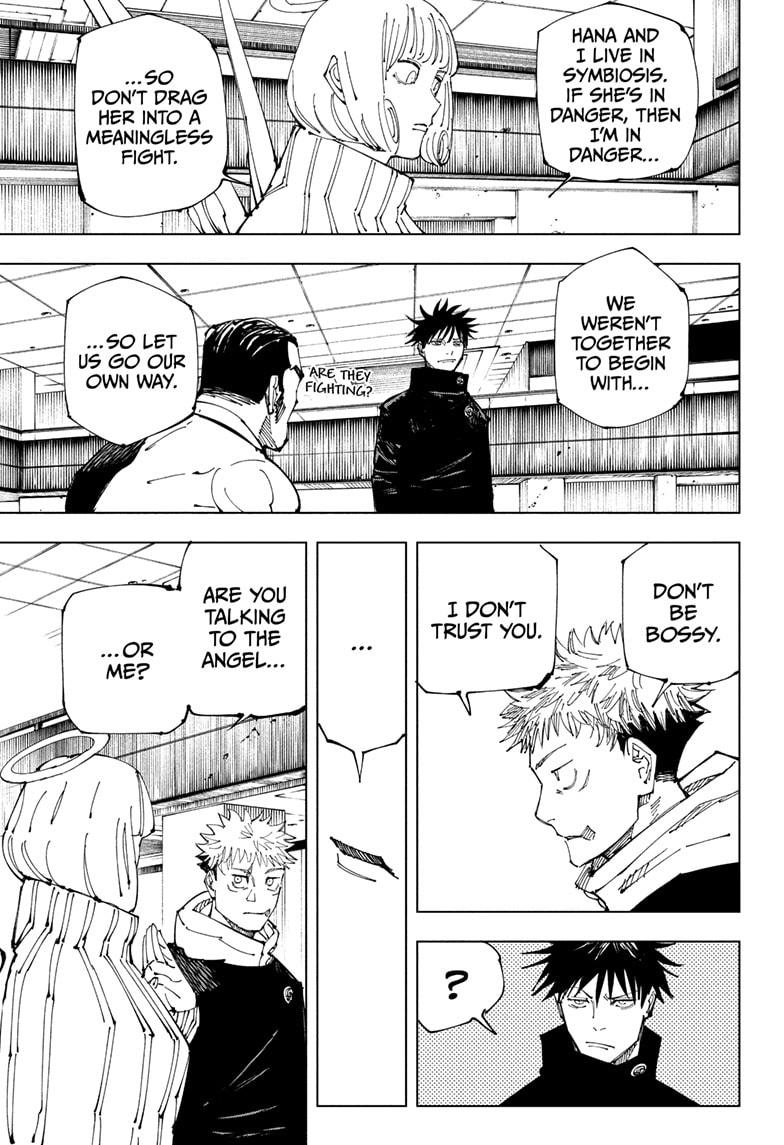 Jujutsu Kaisen Manga Chapter 210 page 7 - Offering to the Unknown, Part 2 scene