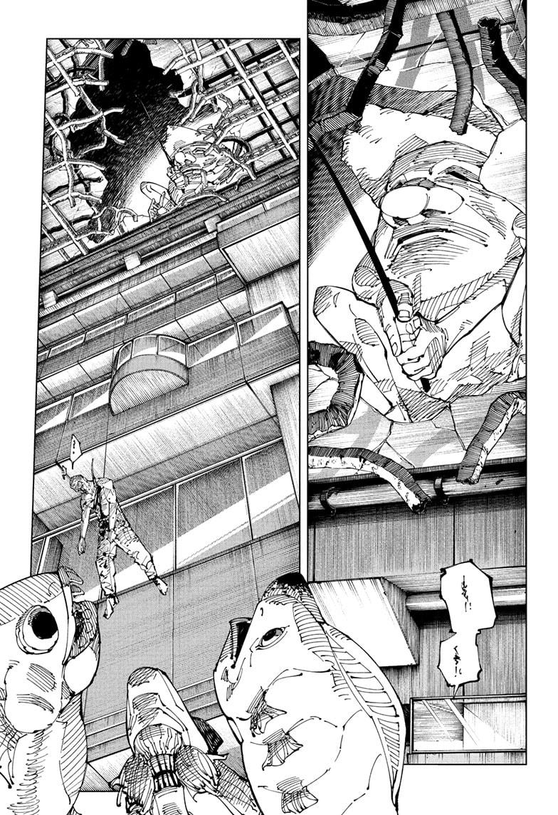 Jujutsu Kaisen Manga Chapter 210 page 9 - Offering to the Unknown, Part 2 scene