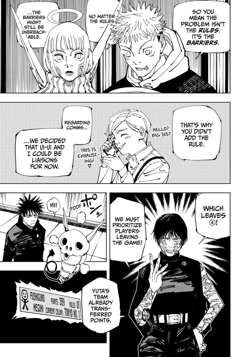 Jujutsu Kaisen Manga Chapter 211 page 10 - The Ripening scene
