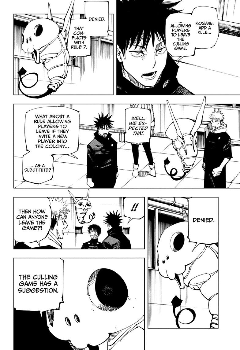 Jujutsu Kaisen Manga Chapter 211 page 11 - The Ripening scene