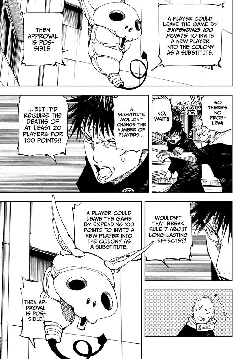 Jujutsu Kaisen Manga Chapter 211 page 12 - The Ripening scene