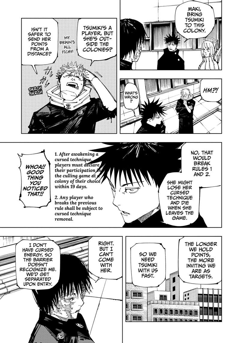 Jujutsu Kaisen Manga Chapter 211 page 14 - The Ripening scene