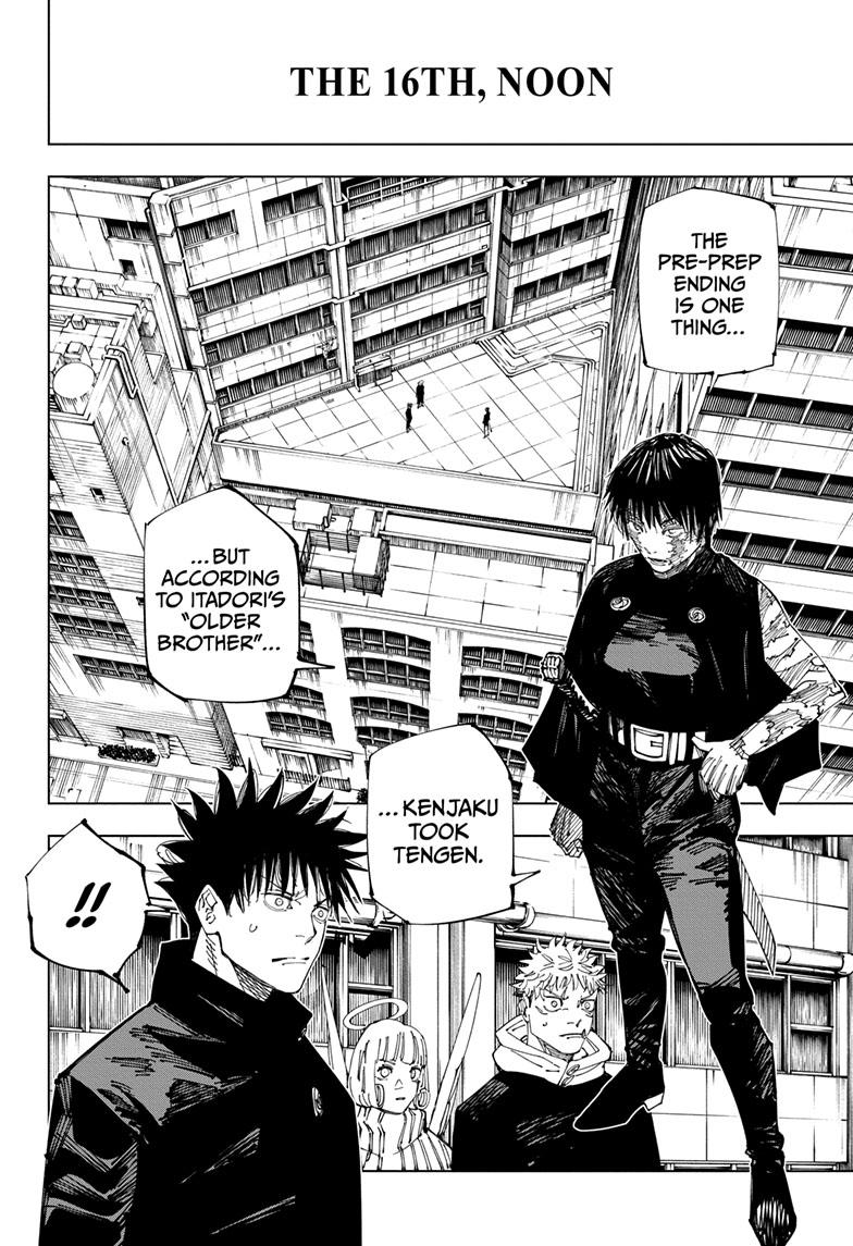 Jujutsu Kaisen Manga Chapter 211 page 5 - The Ripening scene