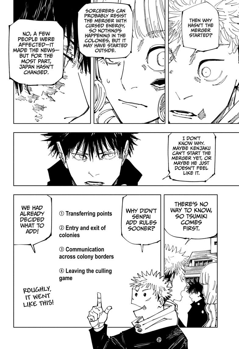 Jujutsu Kaisen Manga Chapter 211 page 7 - The Ripening scene