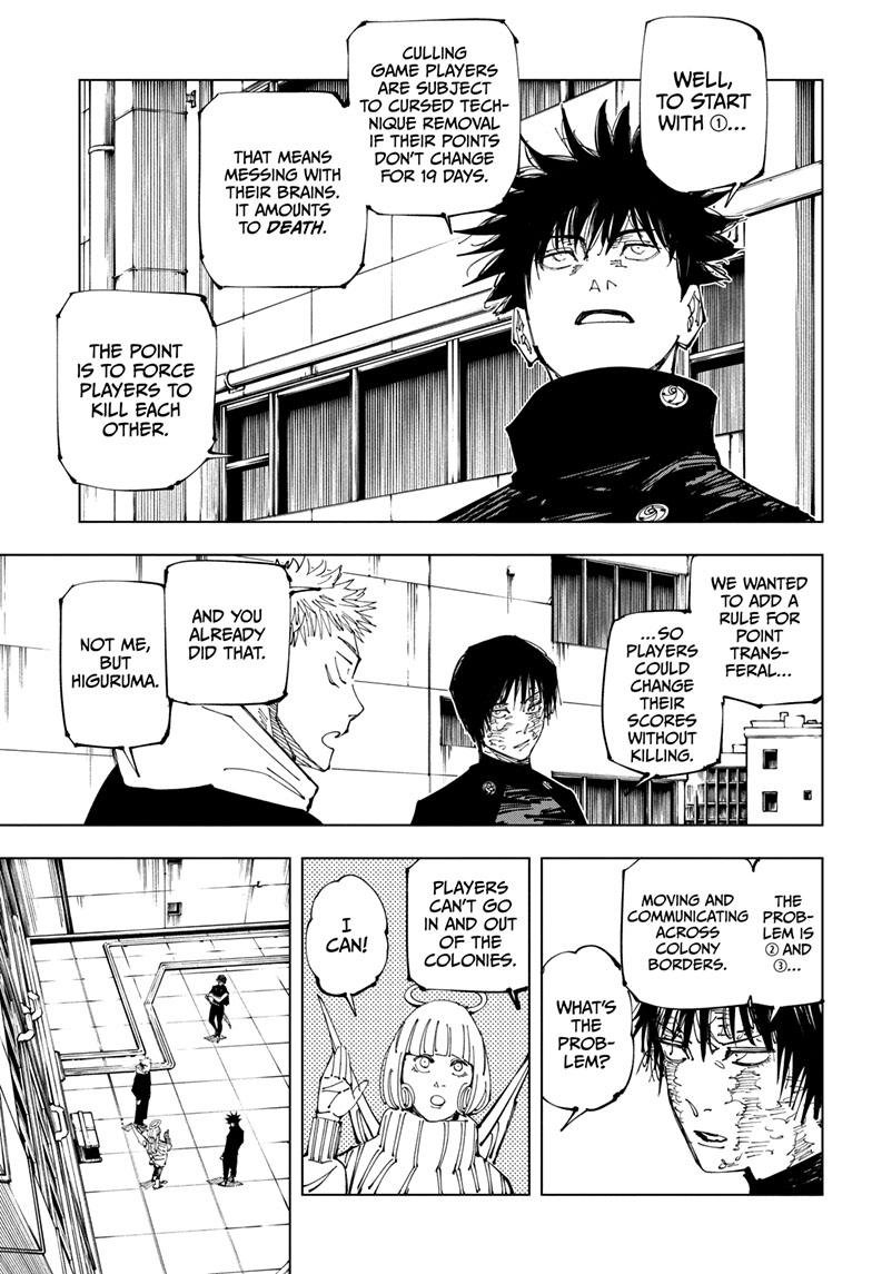 Jujutsu Kaisen Manga Chapter 211 page 8 - The Ripening scene