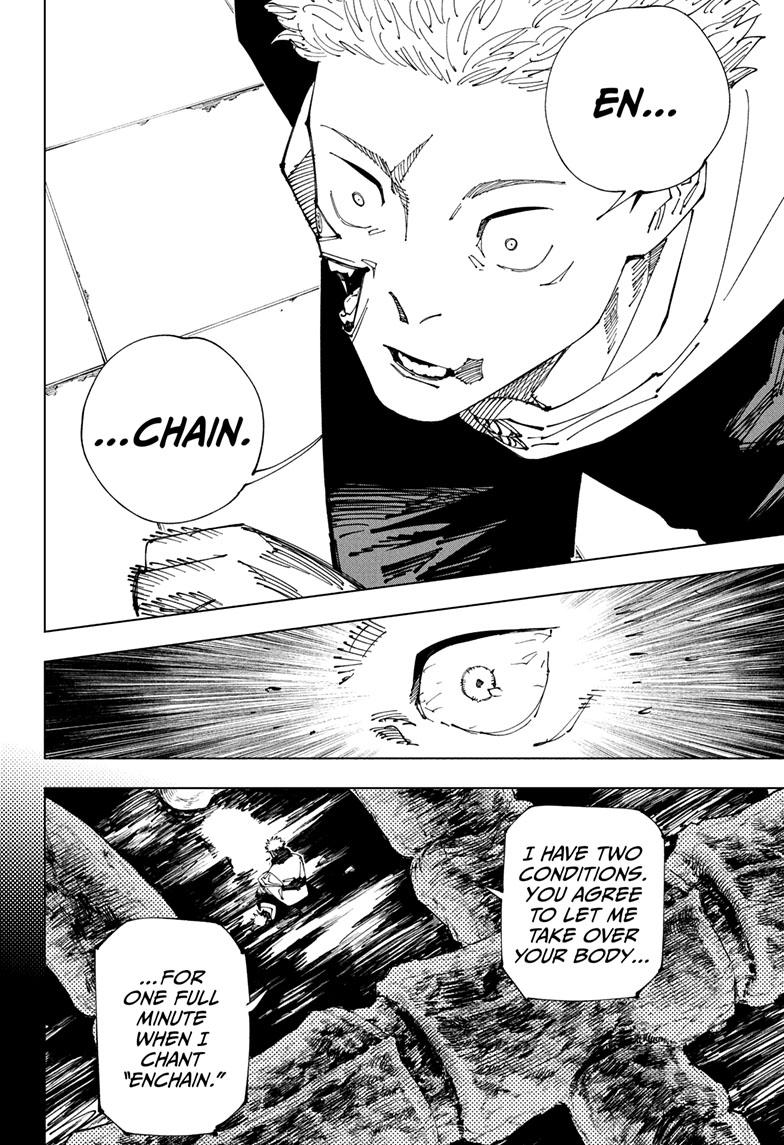 Jujutsu Kaisen Manga Chapter 212 page 11 - The Ripening, Part 2 scene