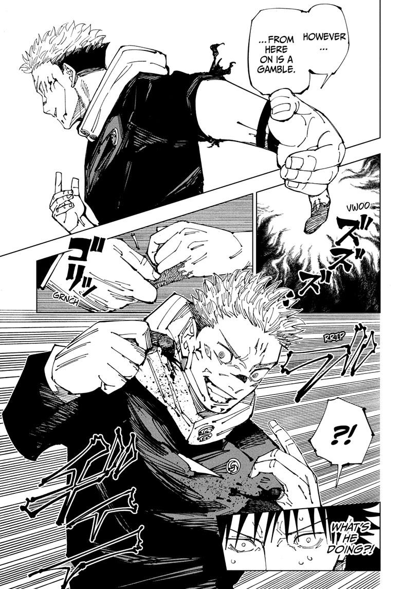 Jujutsu Kaisen Manga Chapter 212 page 14 - The Ripening, Part 2 scene