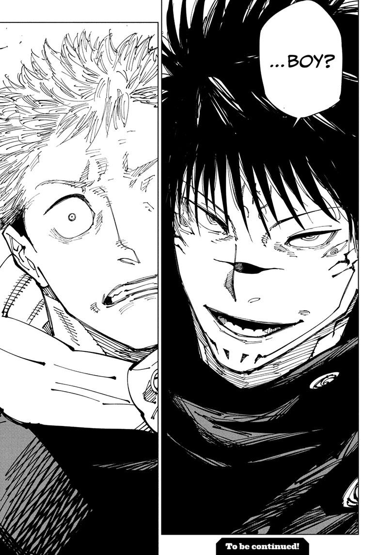 Jujutsu Kaisen Manga Chapter 212 page 20 - The Ripening, Part 2 scene
